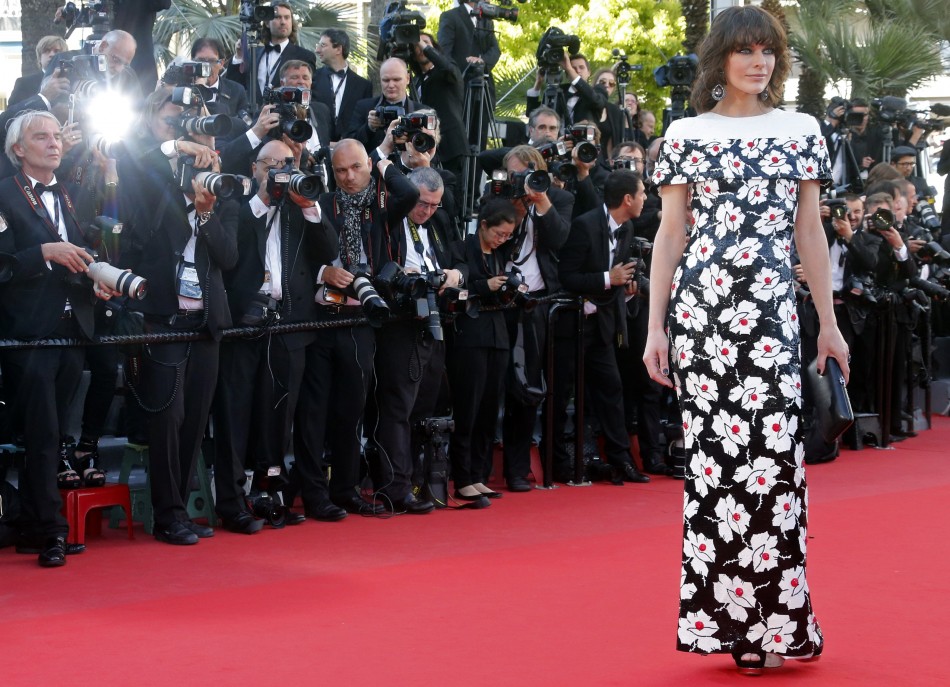 Actress Milla Jovovich arrives for the screening of the film Blood Ties during the 66th Cannes Film Festival in Cannes May 20, 2013.