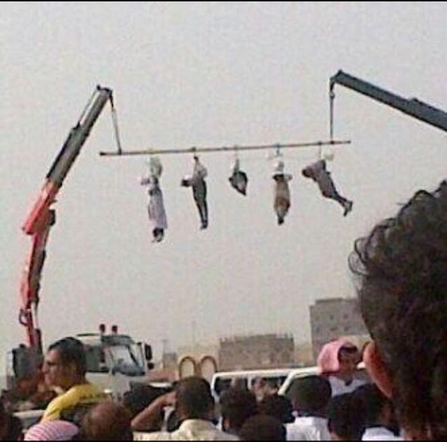 Αποτέλεσμα εικόνας για hanging in saudi arabia