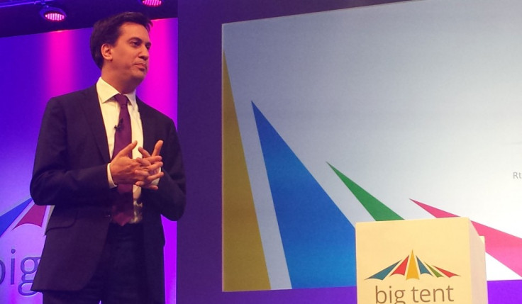 Labour leader Ed Miliband addresses Google's Big Tent