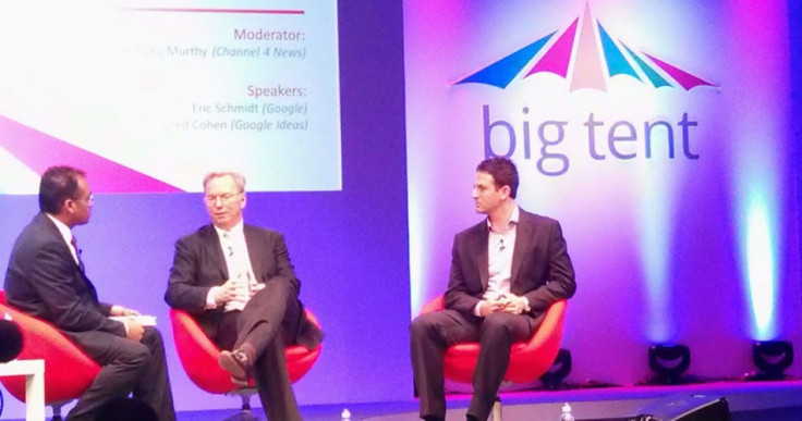 Eric Schmidt @ Google's Big Tent 2013