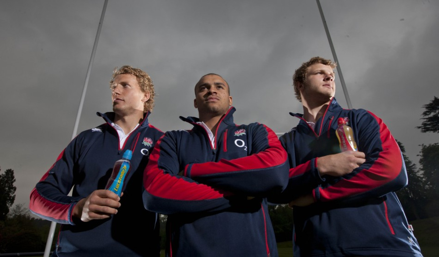 Billy Twelvetrees, Jonathan Joseph and Joe Launchbury