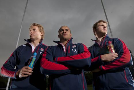 Billy Twelvetrees, Jonathan Joseph and Joe Launchbury