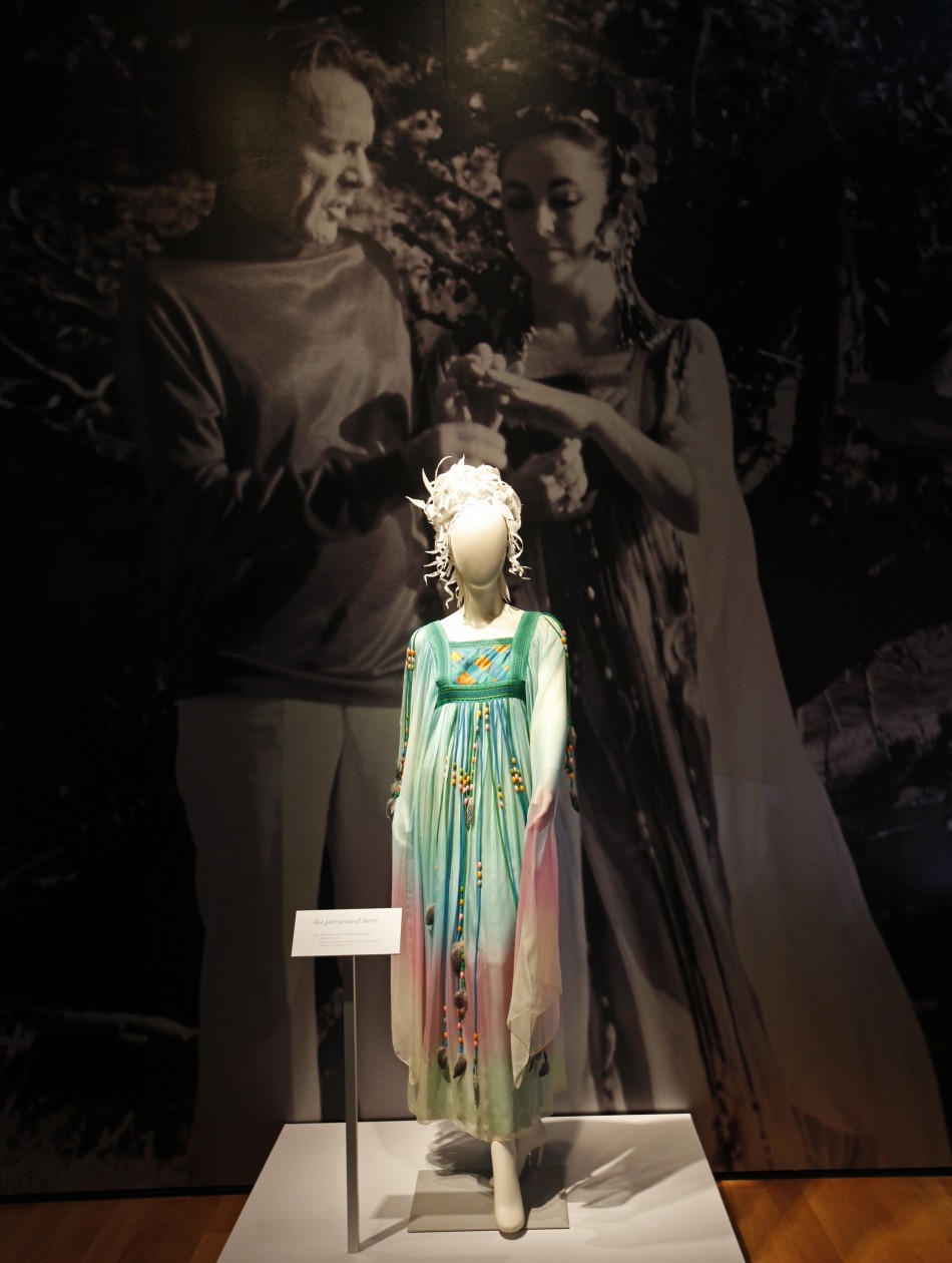 The Gina Fratini Wedding dress worn by actress Elizabeth Taylor in her second marriage to Richard Burton