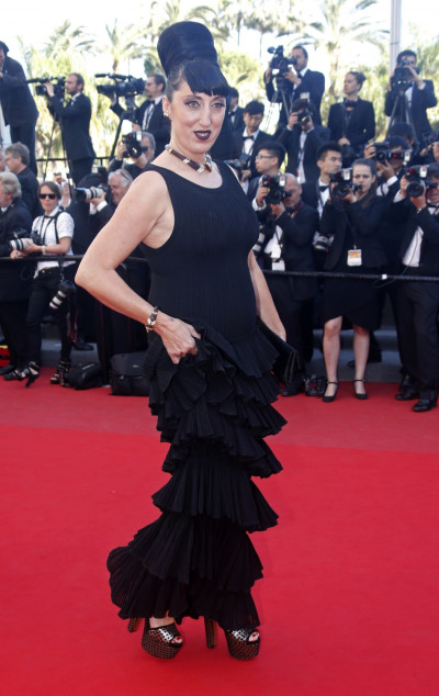 Actress Rossy de Palma poses on the red carpet as she arrives at the closing ceremony of the 66th Cannes Film Festival in Cannes May 26, 2013.