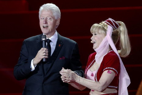 Barbara Eden with Former American President Bill Clinton