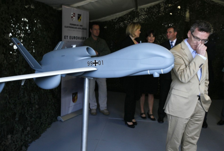 model of a Euro Hawk drone