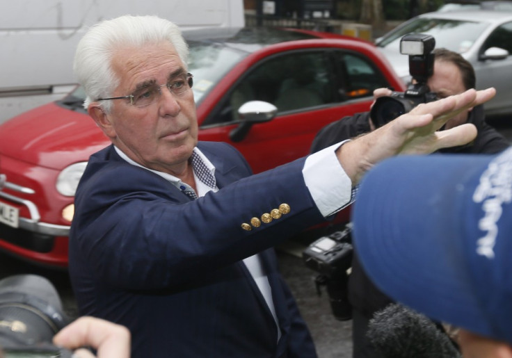 Max Clifford arrives at Westminster Magistrates Court, to face charges of indecent assault (Reuters)