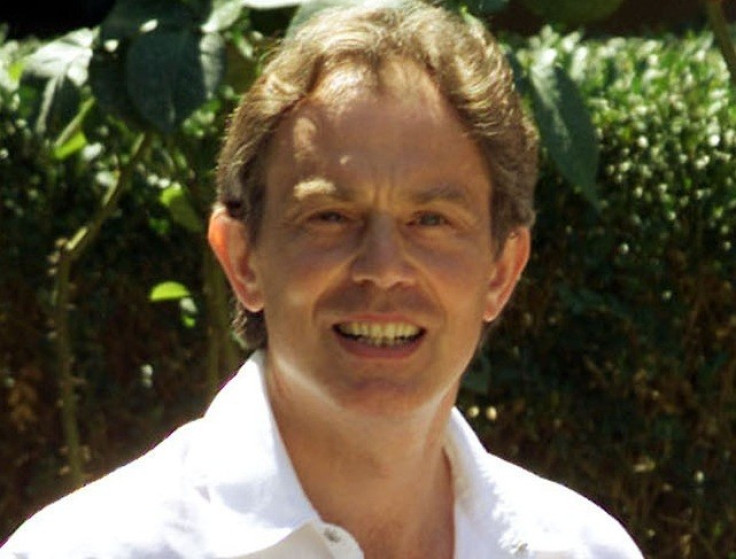 High life: Tony Blair in Tuscany