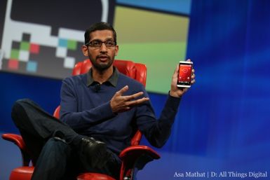 Google's Sundar Pichai HTC One Google Edition