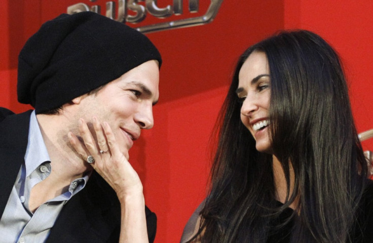 Ashton Kutcher and Demi Moore