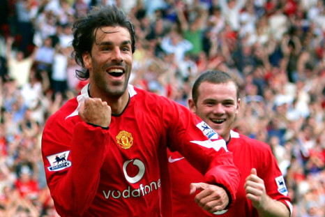 Ruud van Nistelrooy and Wayne Rooney
