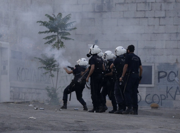 Police use teargas