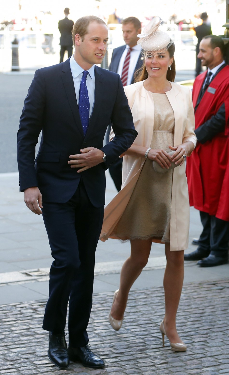 Prince William with  pregnant Catherine, Duchess of Cambridge