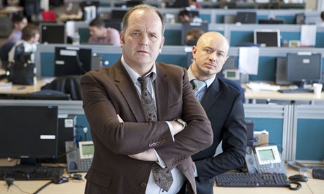 Nev Wilshire (l) with underling