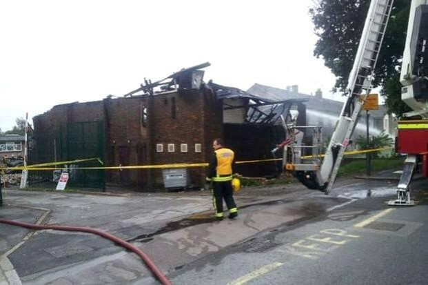 Firefighters were called to the Somalian Islamic Bravanese Welfare Centre in Muswell Hill at 3.14am Firefighters were called to the Somalian Islamic Bravanese Welfare Centre in Muswell Hill at 3.14am