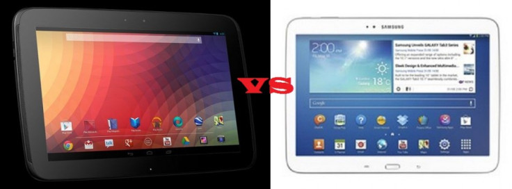 Galaxy Tab 3 10.1 Vs Nexus 10