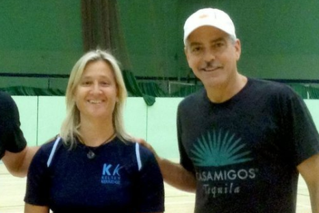 Matt Damon and George Clooney