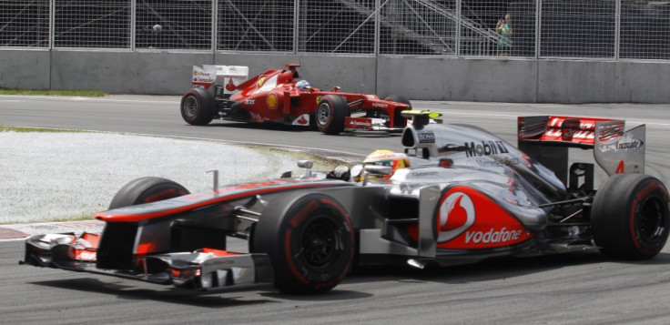 Lewis Hamilton [McLaren-Mercedes] and Fernando Alonso [Ferrari]
