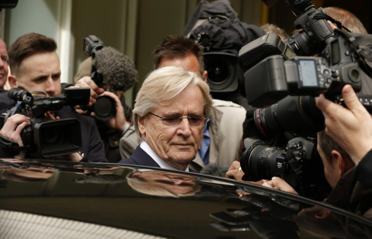 Actor Bill Roache leaves Preston Magistrates Court last month after being charged with other sex offences (Reuters)