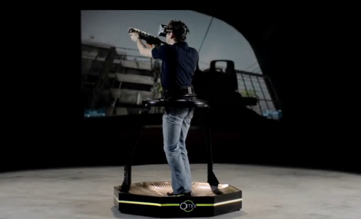 Omni Virtual Reality Treadmill headset