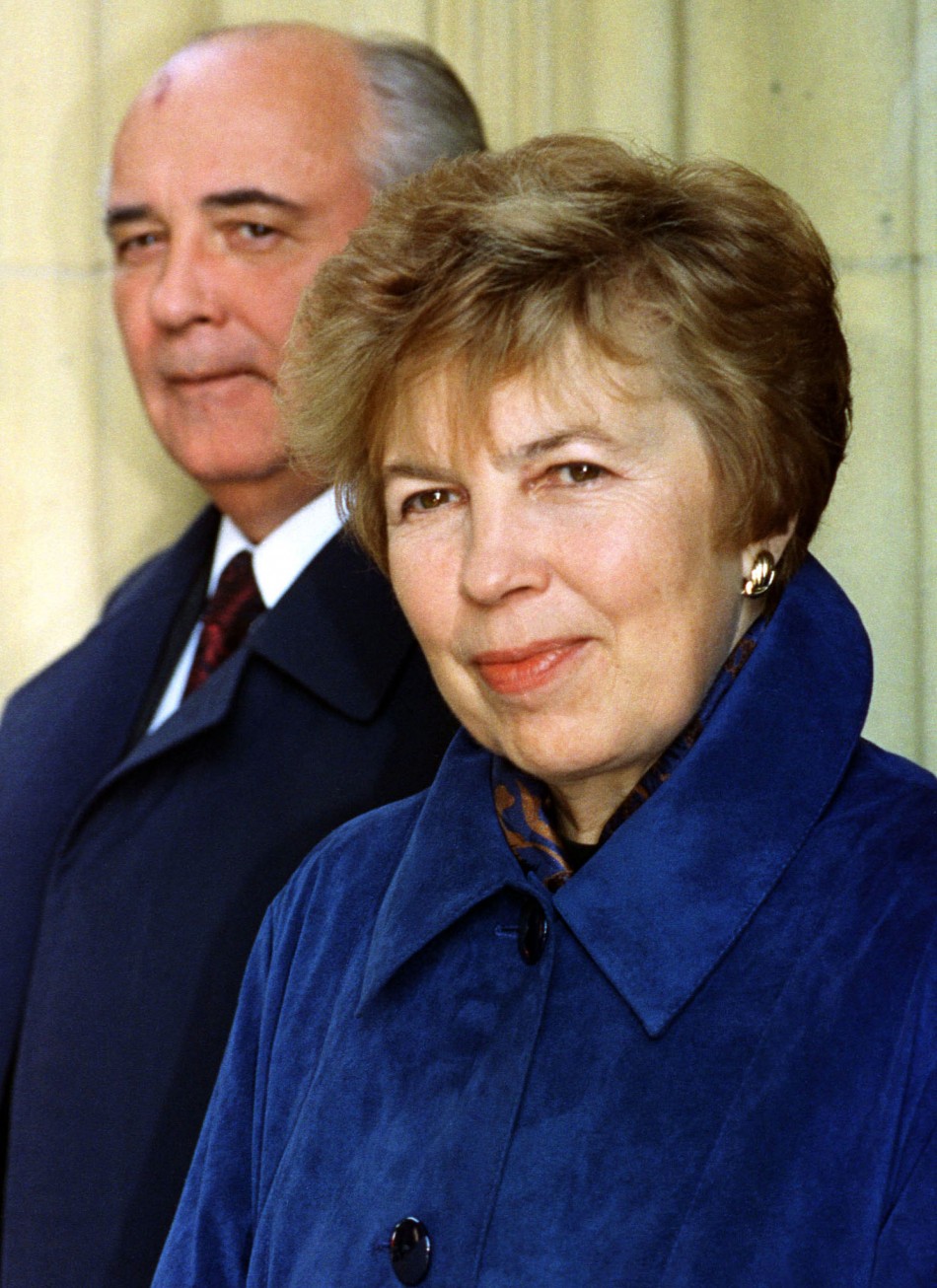 Mikhail Gorbachev and his wife Raisa who died of leukaemia