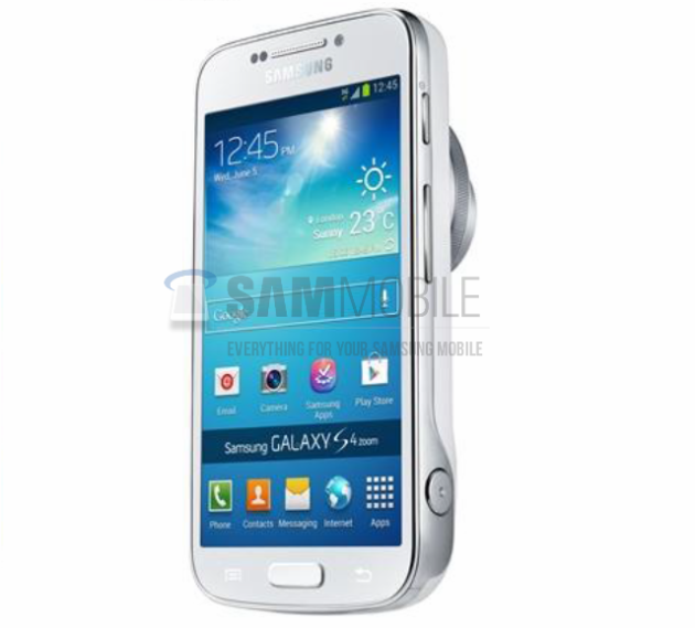 Samsung Galaxy S4 Zoom (Courtesy: sammobile.com) Samsung Galaxy S4 Zoom (Courtesy: sammobile.com)