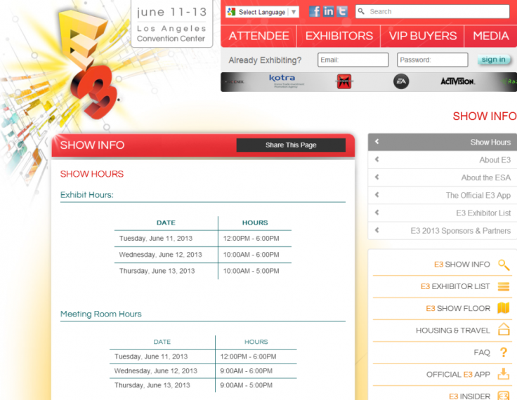 E3 2013: Where to Watch Live Stream, Press Conferences and Schedule