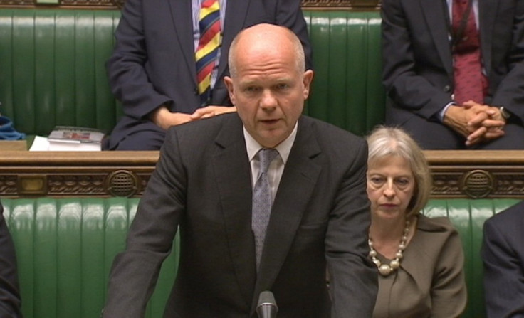 Britain's Foreign Secretary William Hague