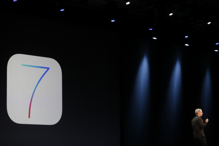 Apple Tim Cook Unveils iOS 7