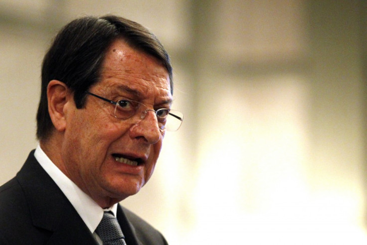 Cypriot President Nicos Anastasiades unleashed a scathing attack on the bailout conditions (Photo: Reuters)