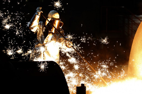 Factory output rises in April
