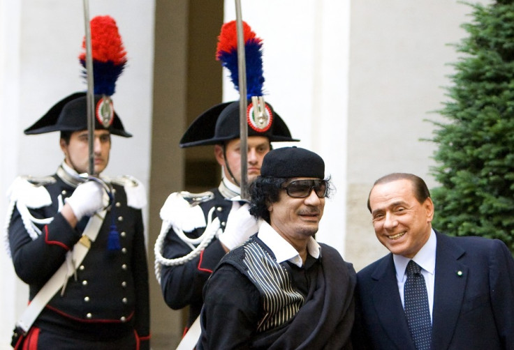 Gaddafi Berlusconi