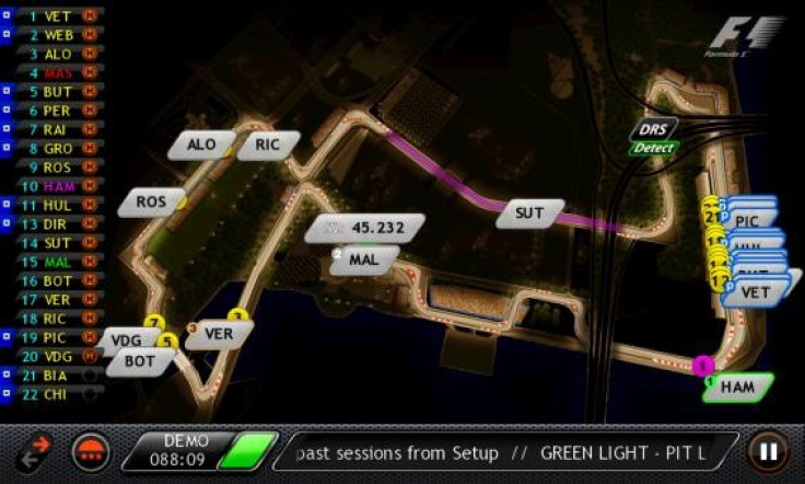 F1 Timing App Blackberry