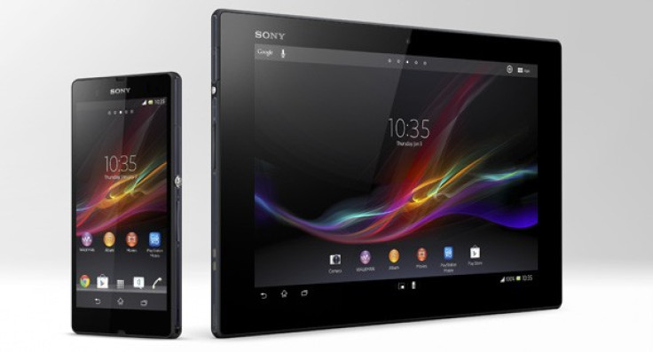 Xperia Tablet Z and Xperia Z smartphone.