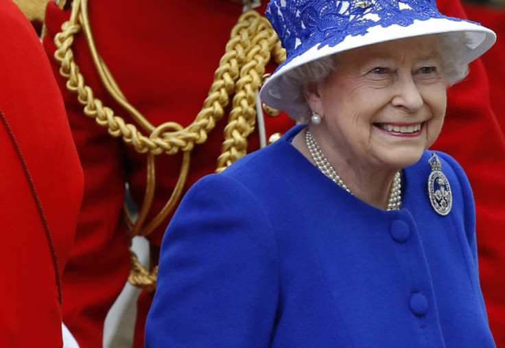 Queen Elizabeth II leaves Buckingham Palace in a horse drawn carriage for the Trooping of the Colour ceremony, at the Horse Guards Parade in London