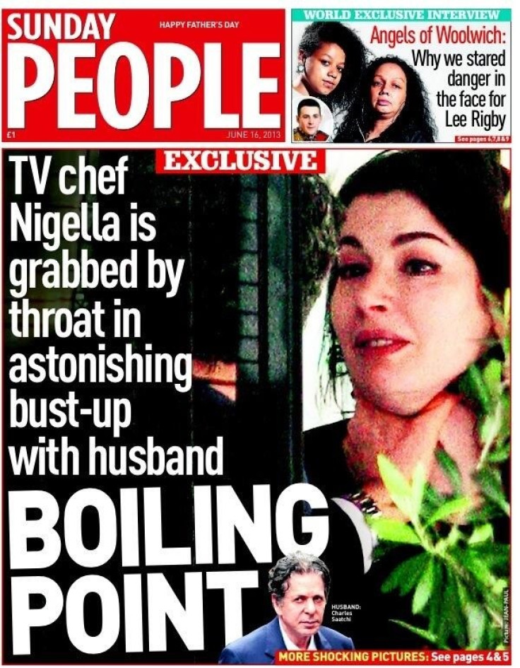 Sunday People front page
