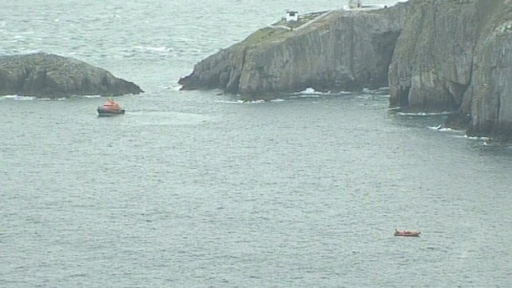 Search teams off the Anglesey coast