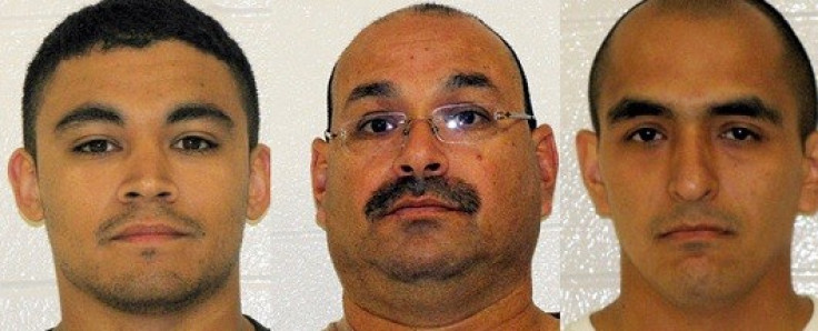 (From left) Israel Charles, Jamie Smith and Vince Aguilar were arrested in 2010 for sexual assault