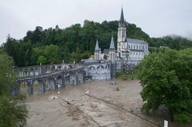 Lourdes Sanctuary Inundated
