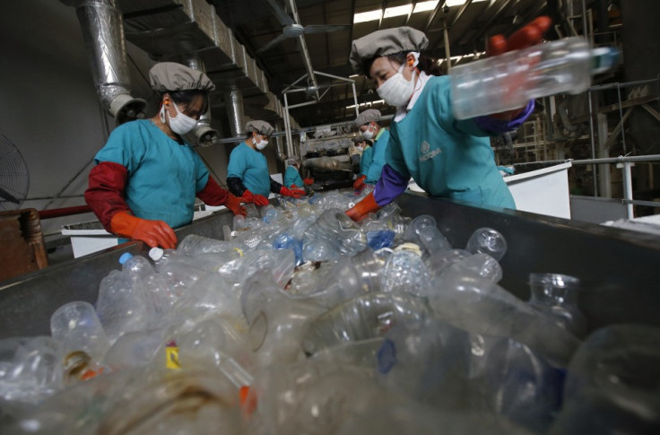 PET plastic recycling factory in Beijing