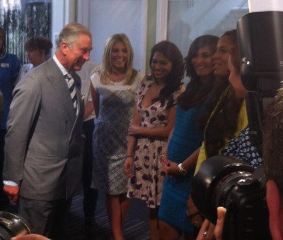 Prince Charles and The Saturdays