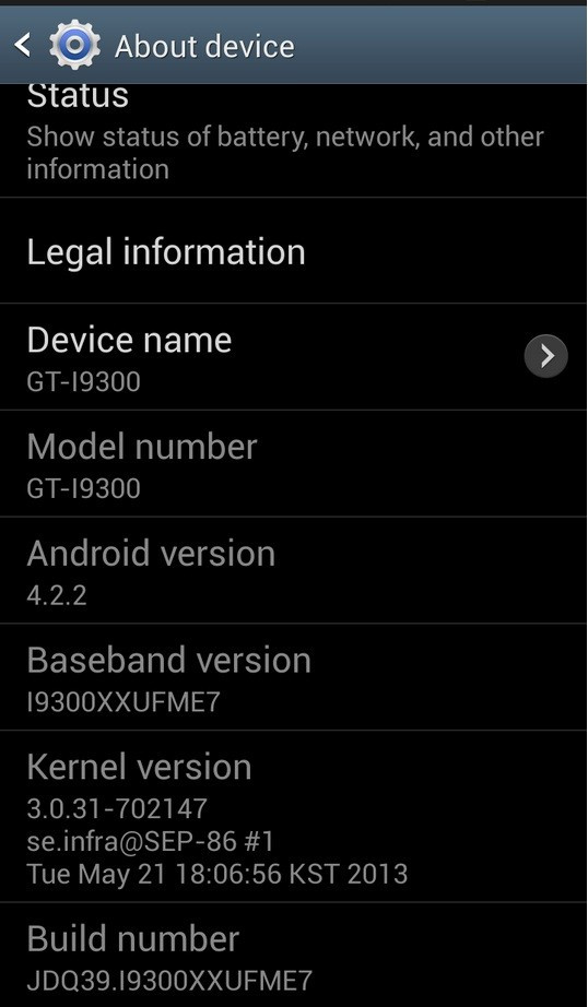 Android 4.2.2 update Android 4.2.2 update