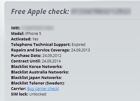 How to test if iphone is unlocked without a sim