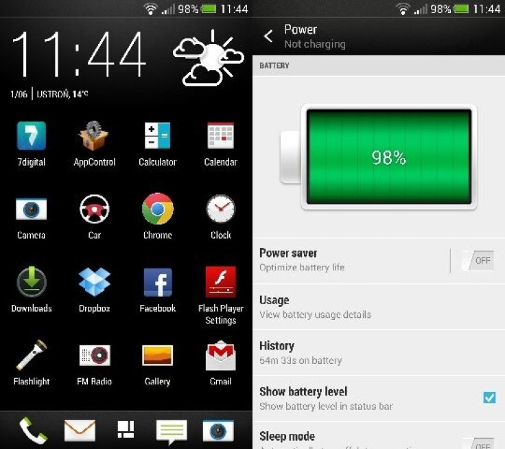 Android 4.2.2 Jelly Bean Battery Percentage Indicator (Courtesy: android-revolution-hd.blogspot.in)