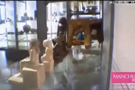 Egyptian Statue Spinning On its Own