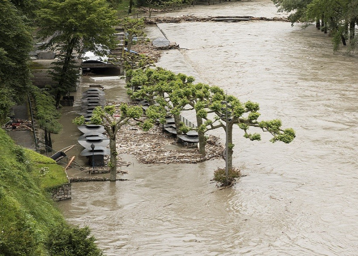 Piles of candles lie near the Domain after flooding hits holy site PIC: Monsignor Chris Brooks