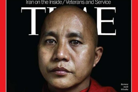 Time's cover of Wirathu, banned in Burma