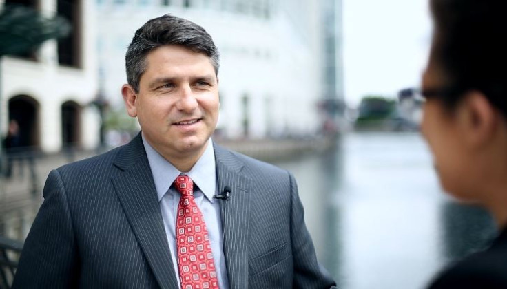 Christopher Cabrera CEO of Xactly talks to IBTimes UK on bonuses (Photo: IBTimes UK)