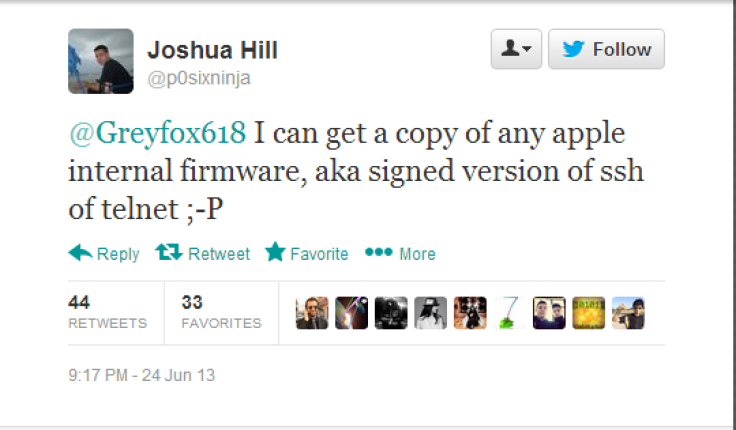iOS 7 Untethered Jailbreak: P0sixninja Hints at Signed Version of iOS Firmware for Upcoming Release