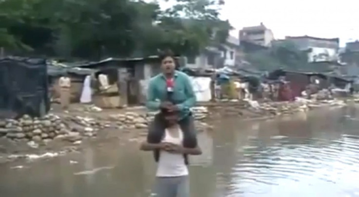 Indian journalist floods
